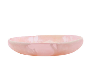 Large Resin Earth Bowl | Shell Pink