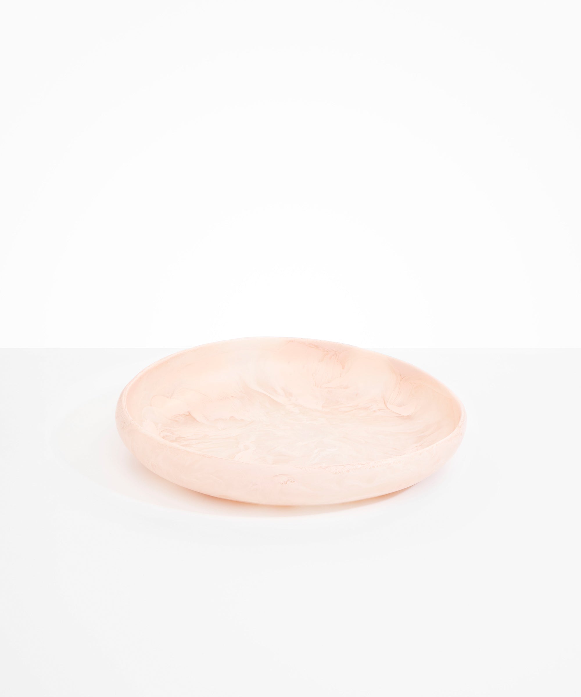 Large Resin Earth Bowl | Rose Swirl