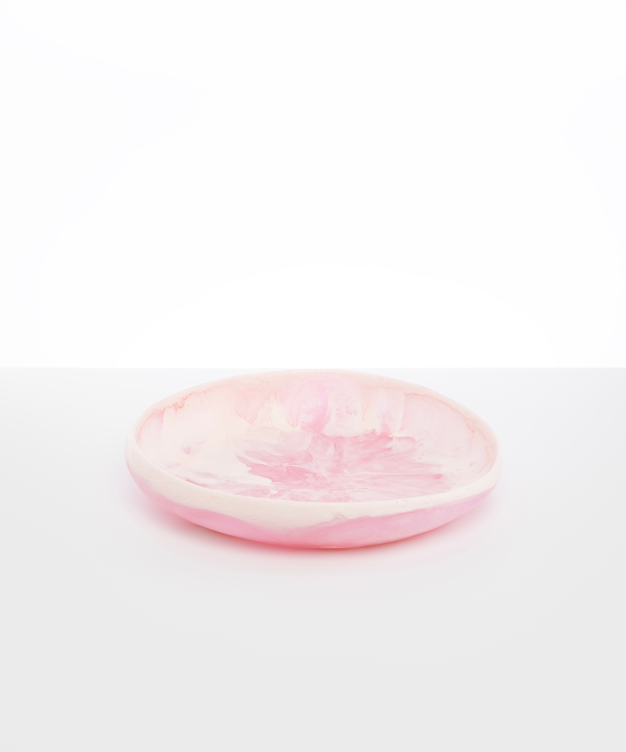 Large Resin Earth Bowl | Shell Pink