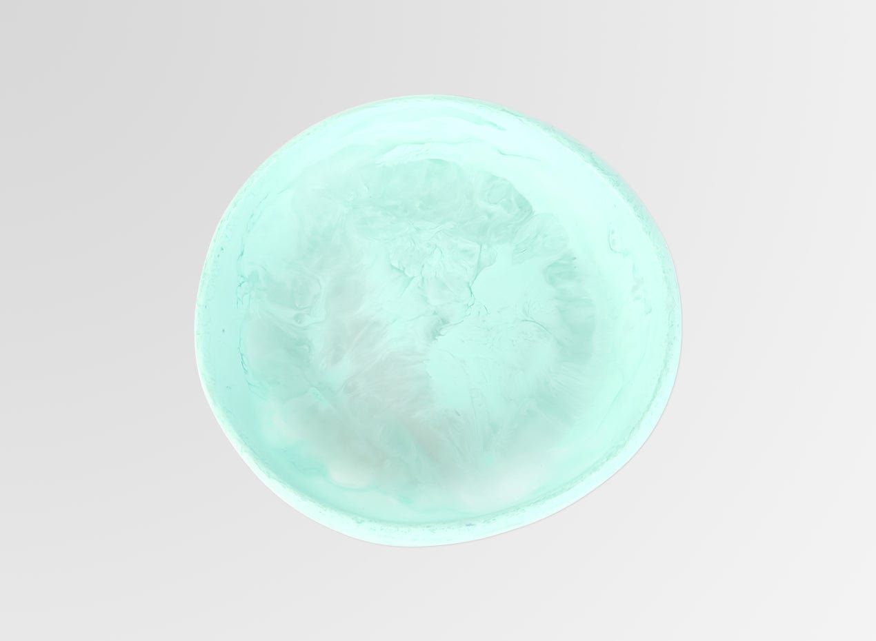 Small Resin Earth Bowl | Mint