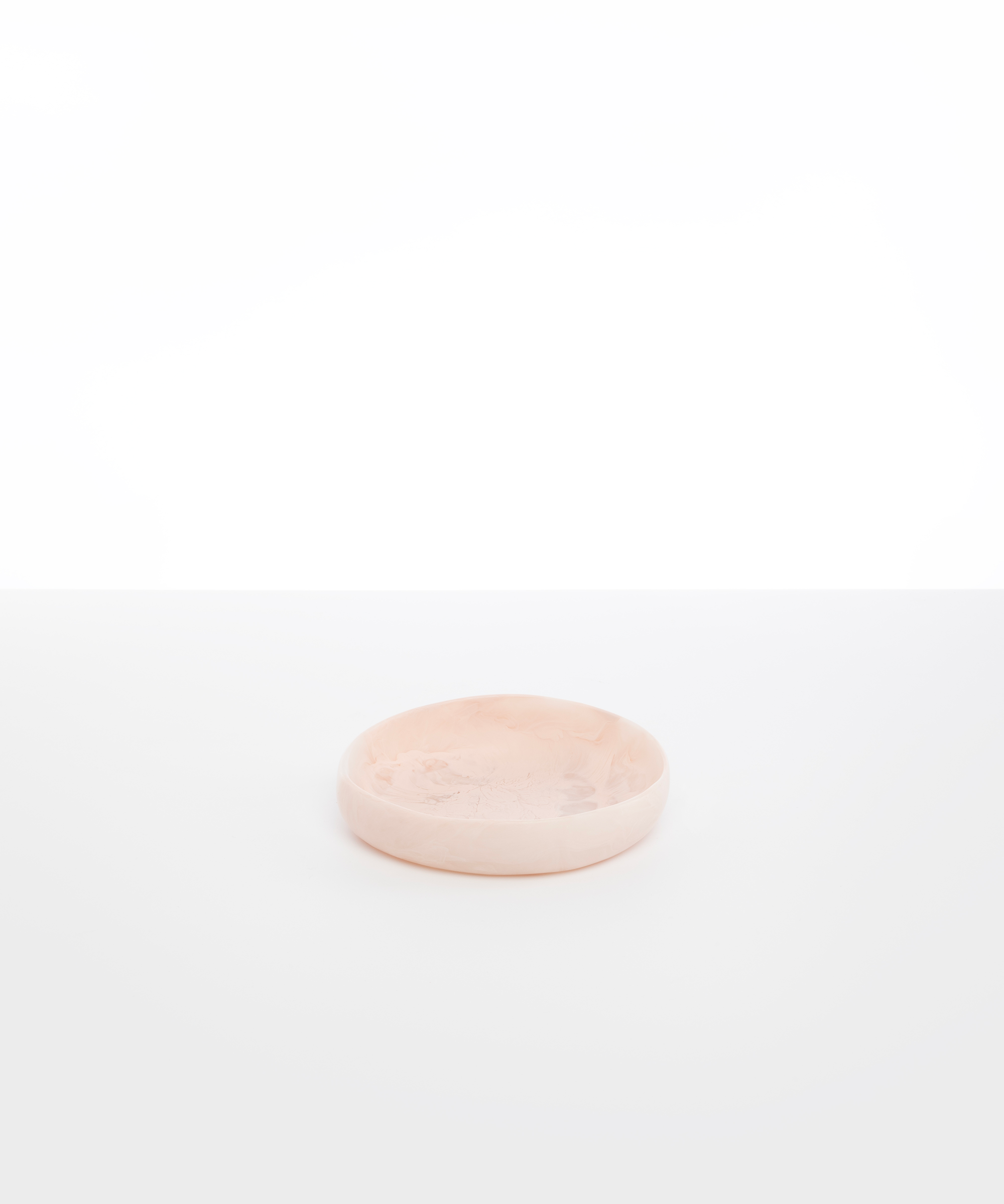 Small Resin Earth Bowl | Rose Swirl