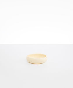 Small Resin Rock Bowl | Cream
