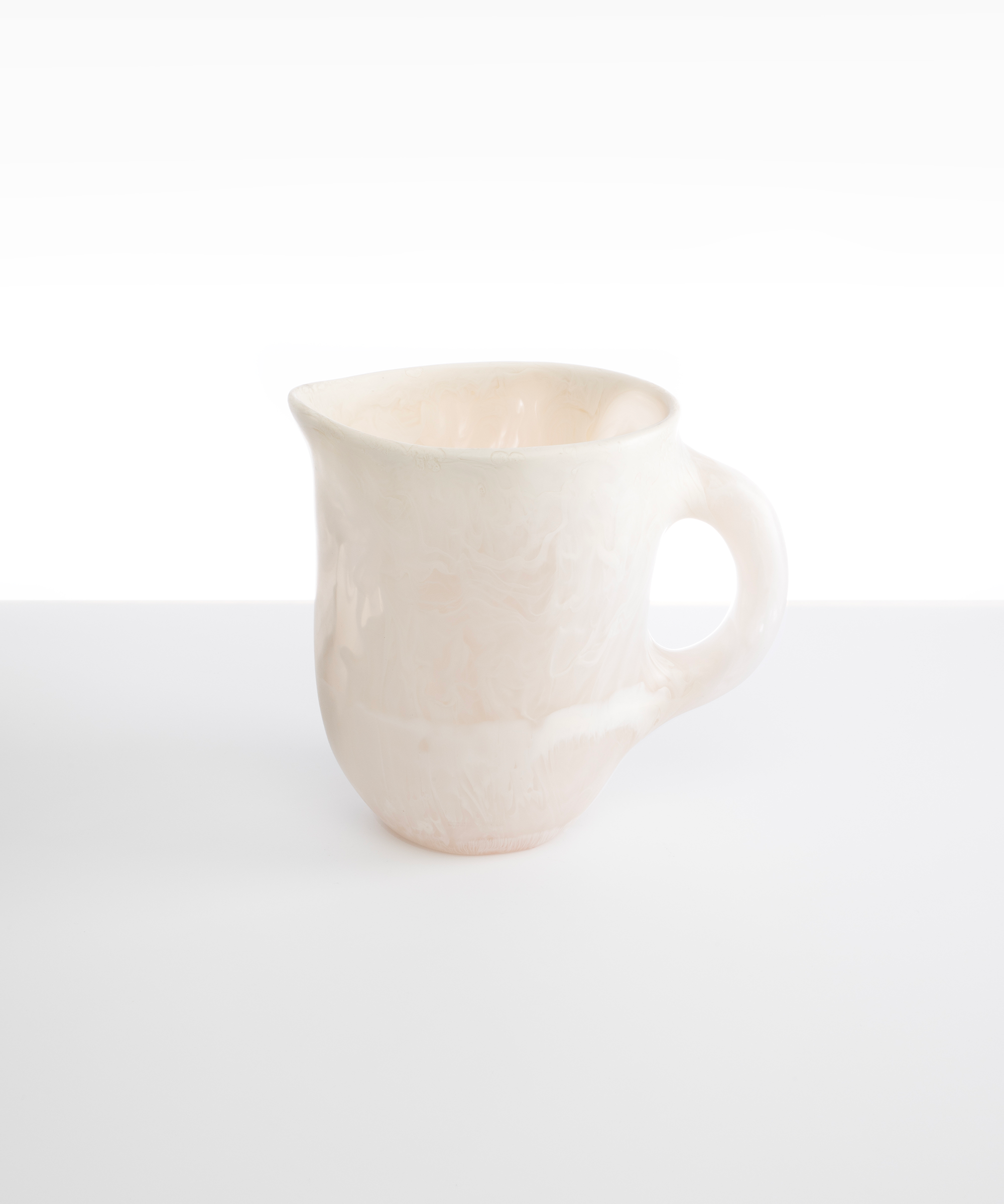 Large Resin Rock Jug | Chalk Swirl