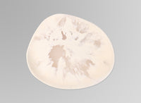Resin Pebble Plate | Chalk Swirl
