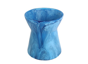 Large Resin Bow Vase | Sky