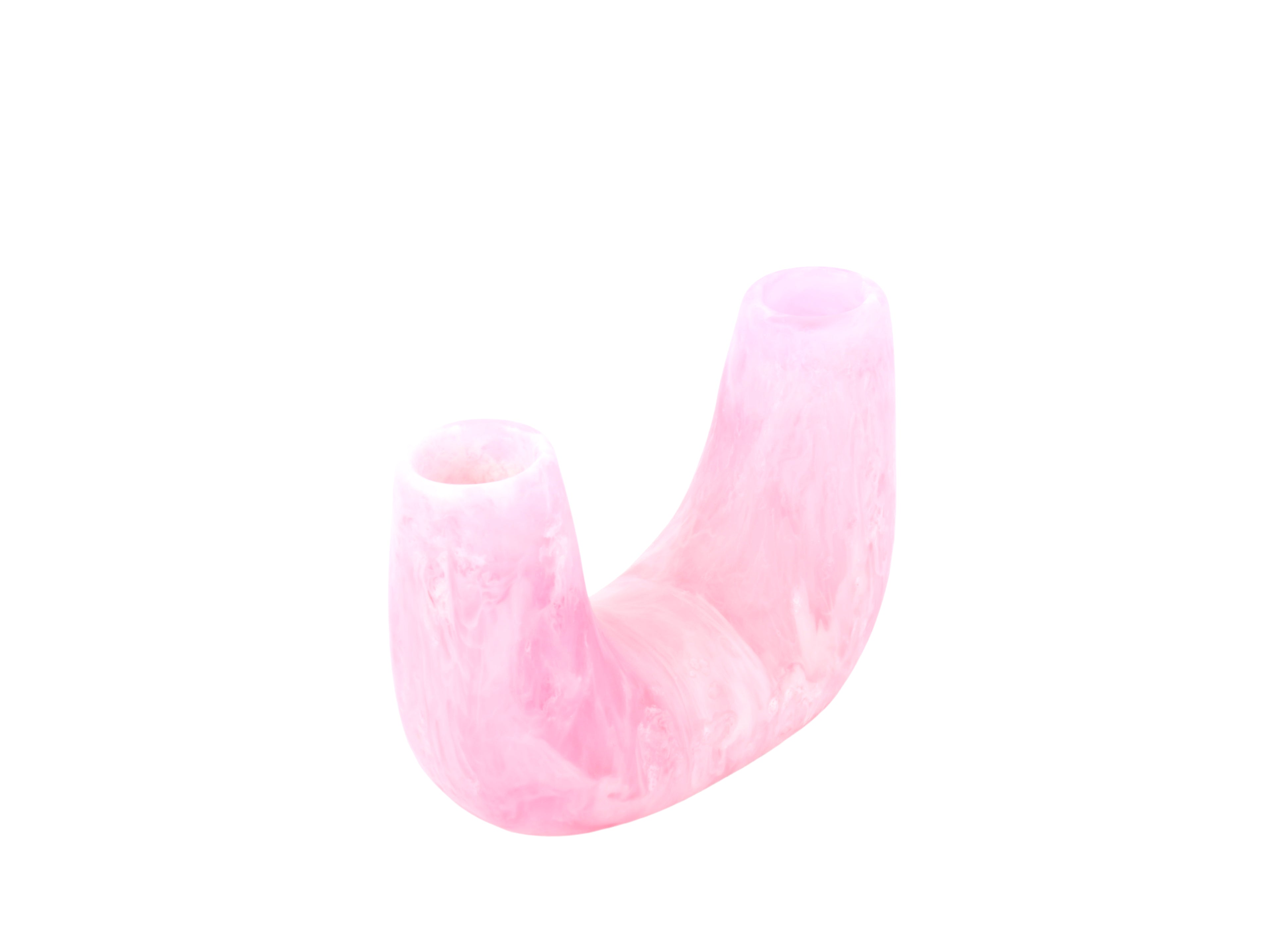 Small Resin Branch Vase | Shell Pink