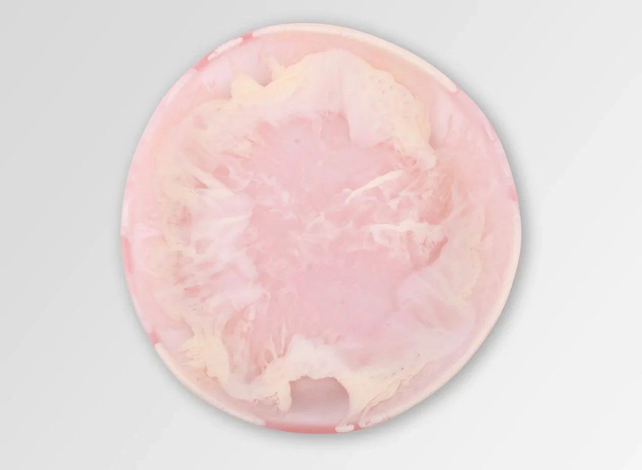 Large Resin Earth Bowl | Shell Pink