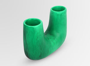 Medium Resin Branch Vase | Leaf