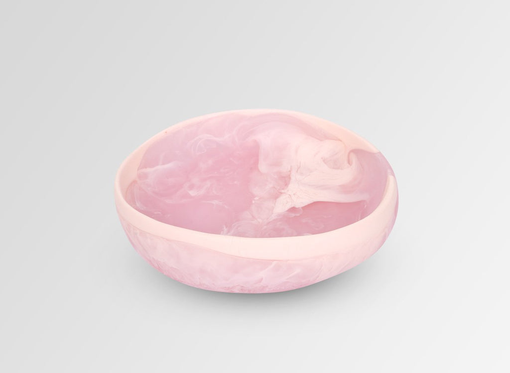 Small Resin Earth Bowl | Shell Pink
