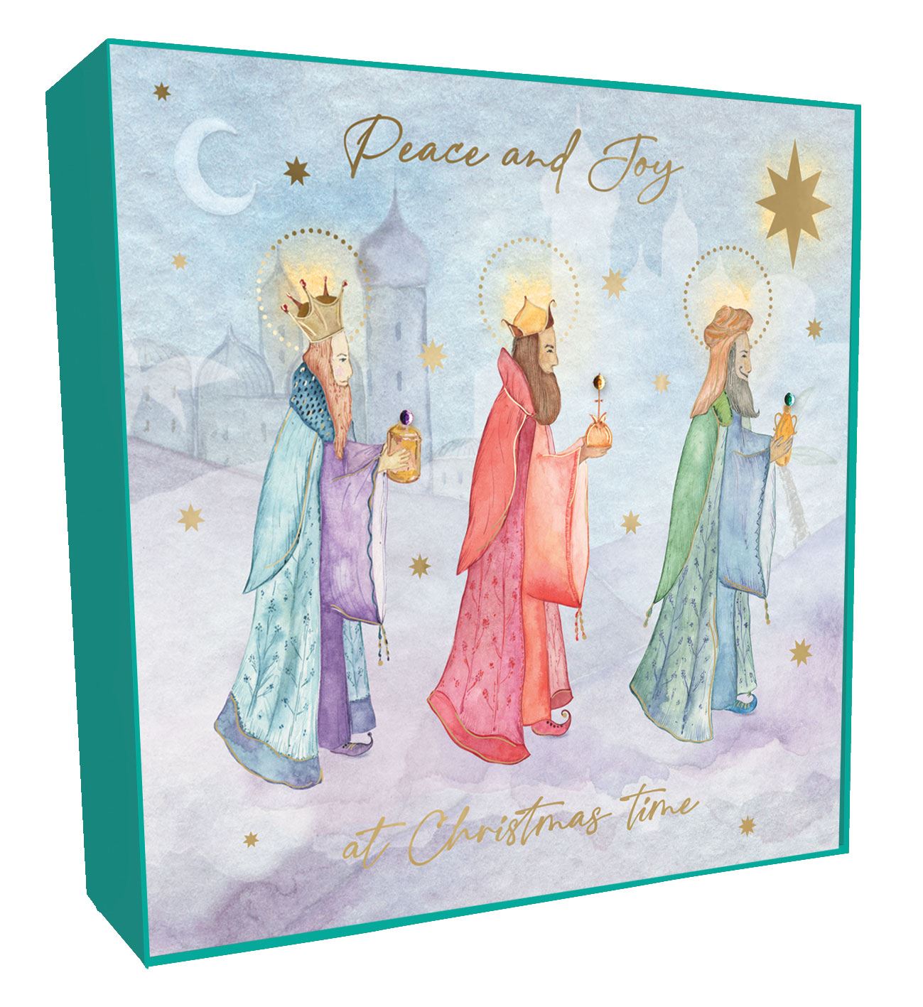 3 Kings Christmas Card Pack | 6pk | 16x16cm