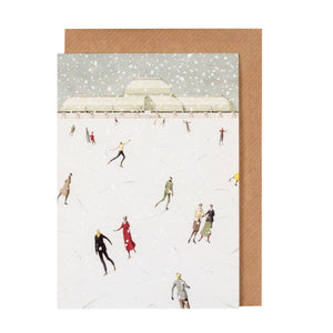 Skating at Kew Christmas Card | 12.7x18cm