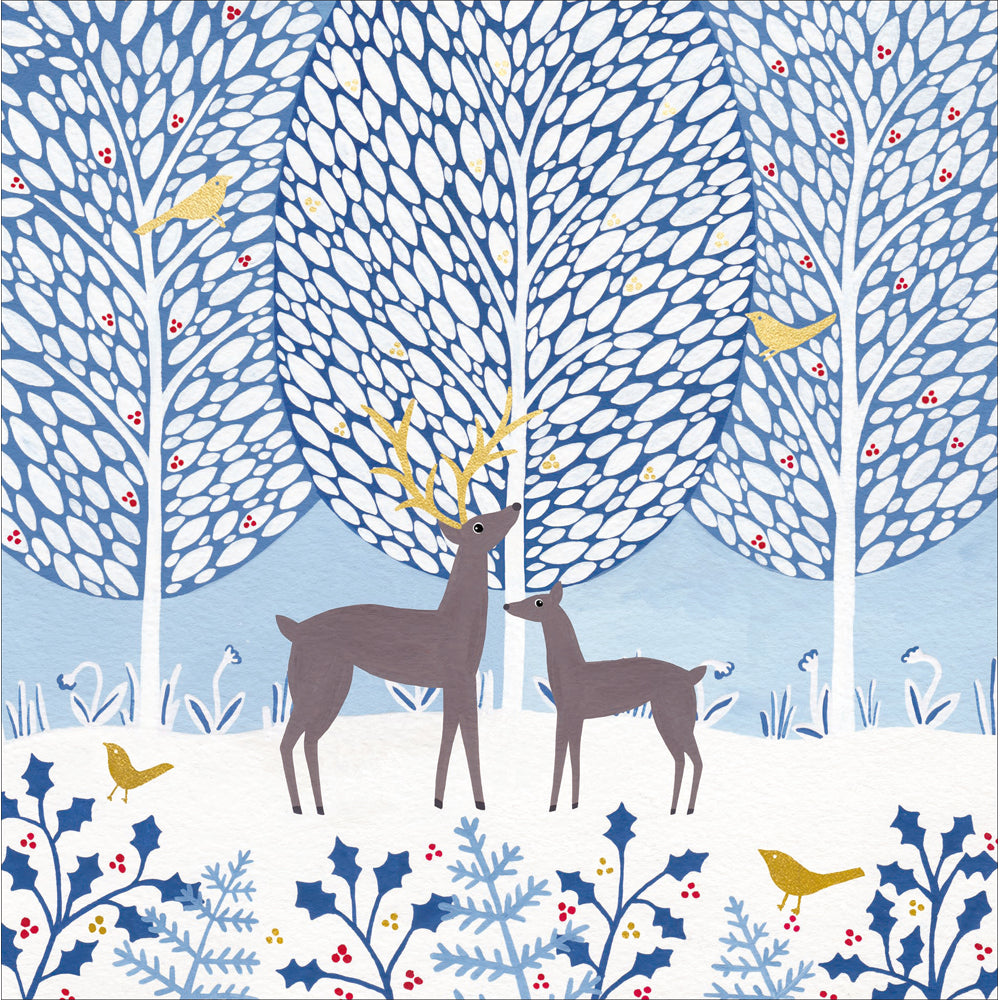 Forest Friends Christmas Card | 16x16cm