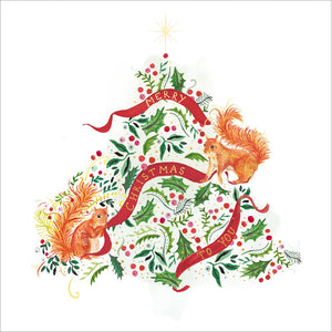 Forest Friends Emily Needham Christmas Card | 16x16cm