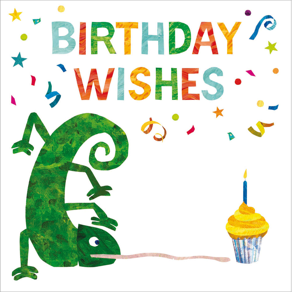World of Eric Carle Lizard Birthday Card | 16x16cm | Woodmansterne – Me ...