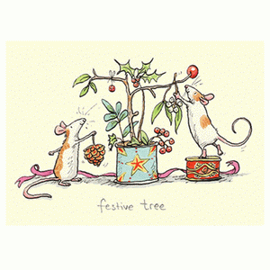 Festive Tree Christmas Card | 10.1x15.2cm