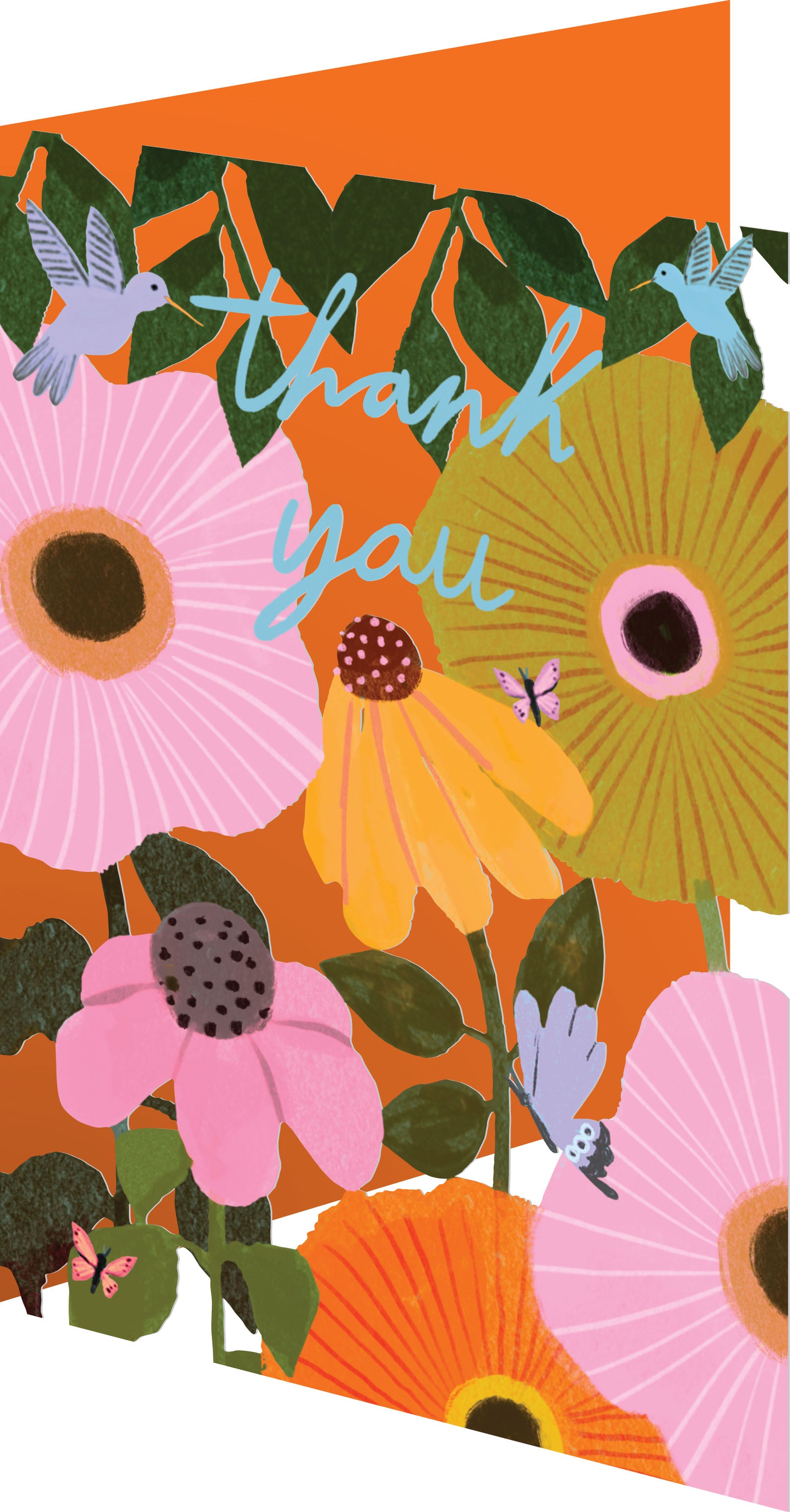 Sunday Morning Thank You Lasercut Card | 12x17cm