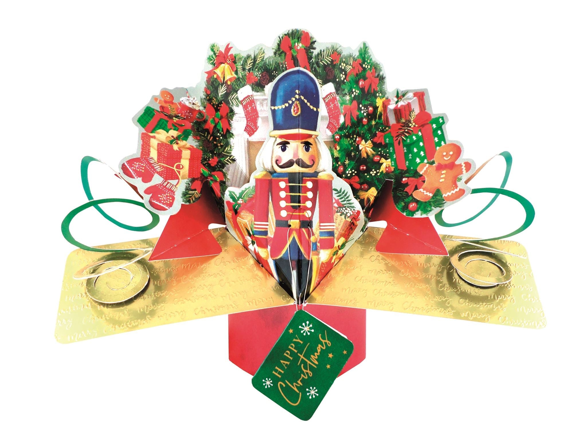 Nutcracker Pop Up 3D Christmas Card | 21x25cm