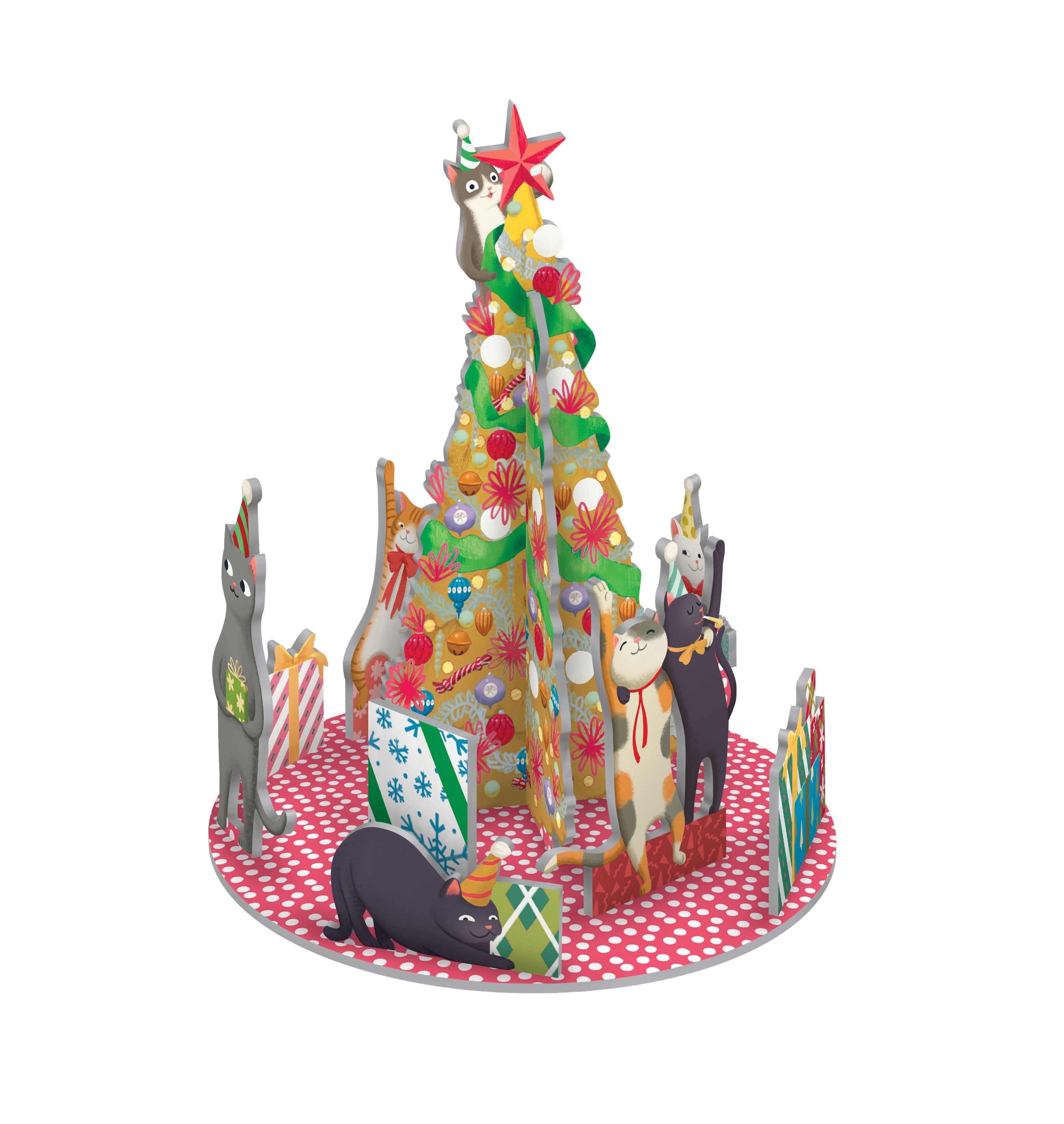 Miaow Factor Pop & Slot 3D Christmas Scene | 14.8x21cm