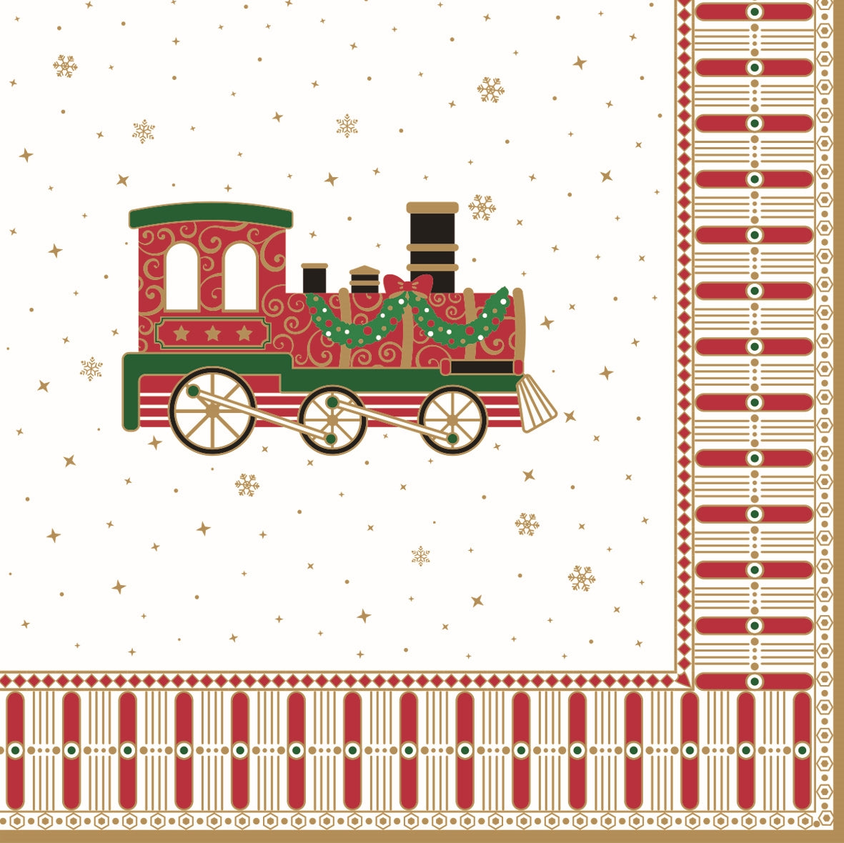 Polar Express Napkins | 3 Ply | 20pk | 33x33cm