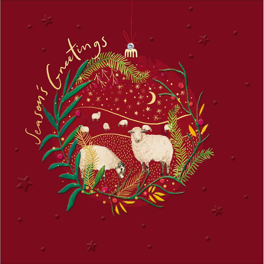 Magical Countryside Emily Needham Christmas Card | 16x16cm