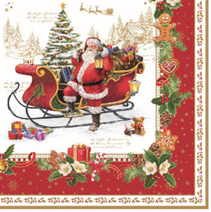 Christmas Memories Napkins | 3 Ply | 20pk | 33x33cm