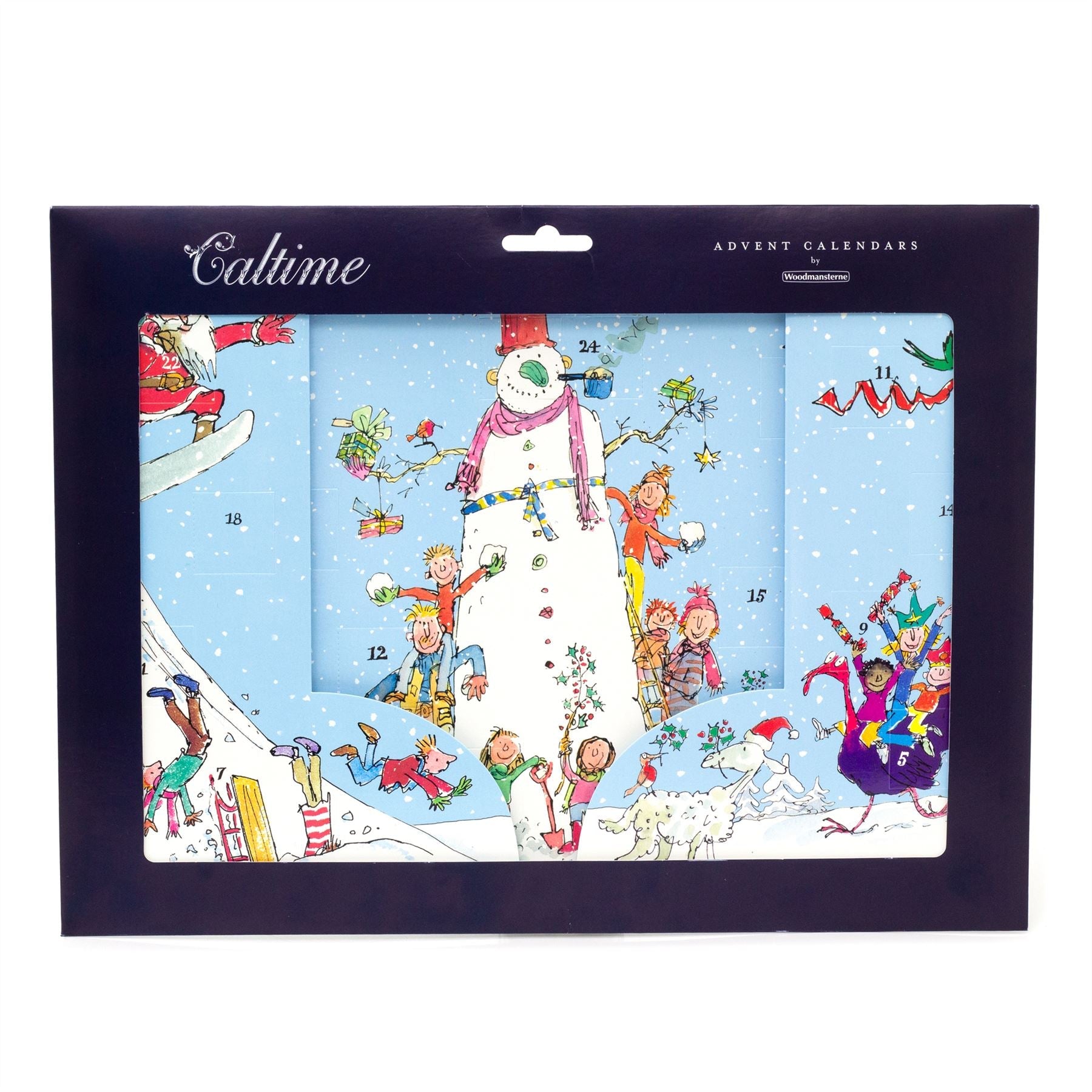 3D Quentin Blake Snow Time Advent Calendar | 36.4x27.3cm