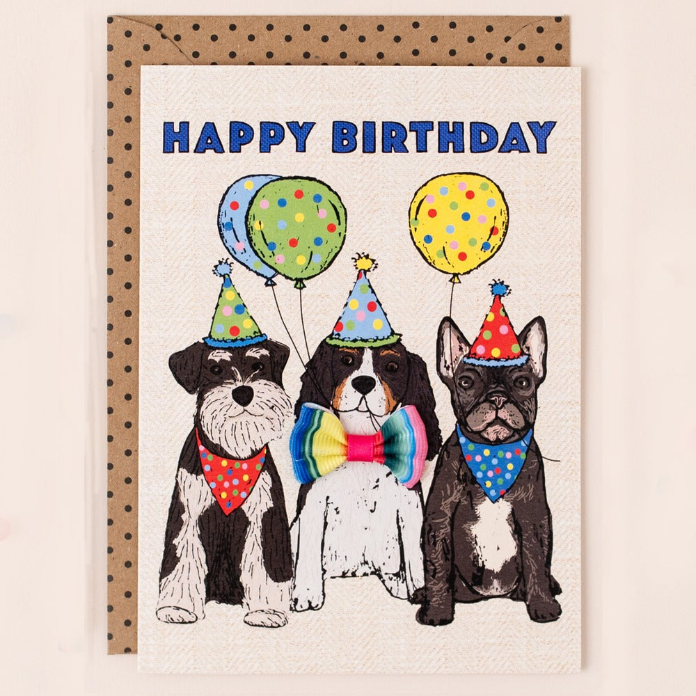 Dog Party Birthday Card | 13.3x18.4cm