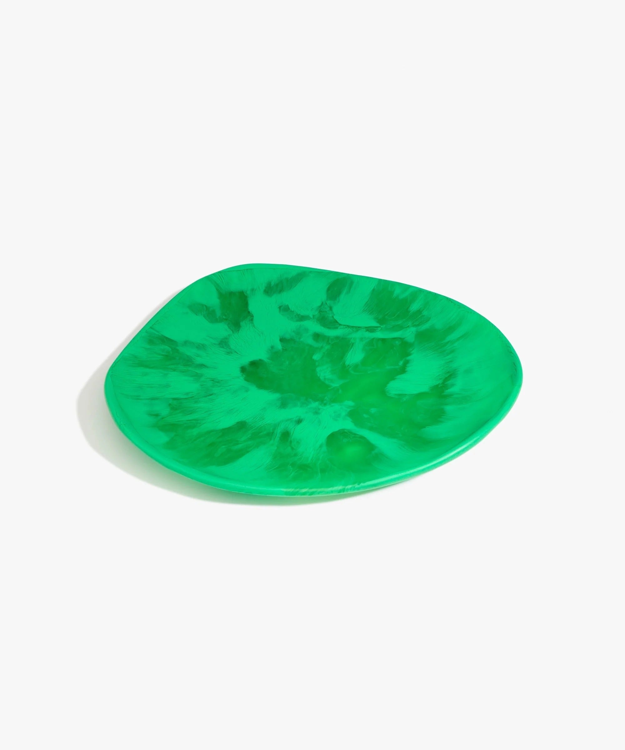 Resin Pebble Plate | Leaf