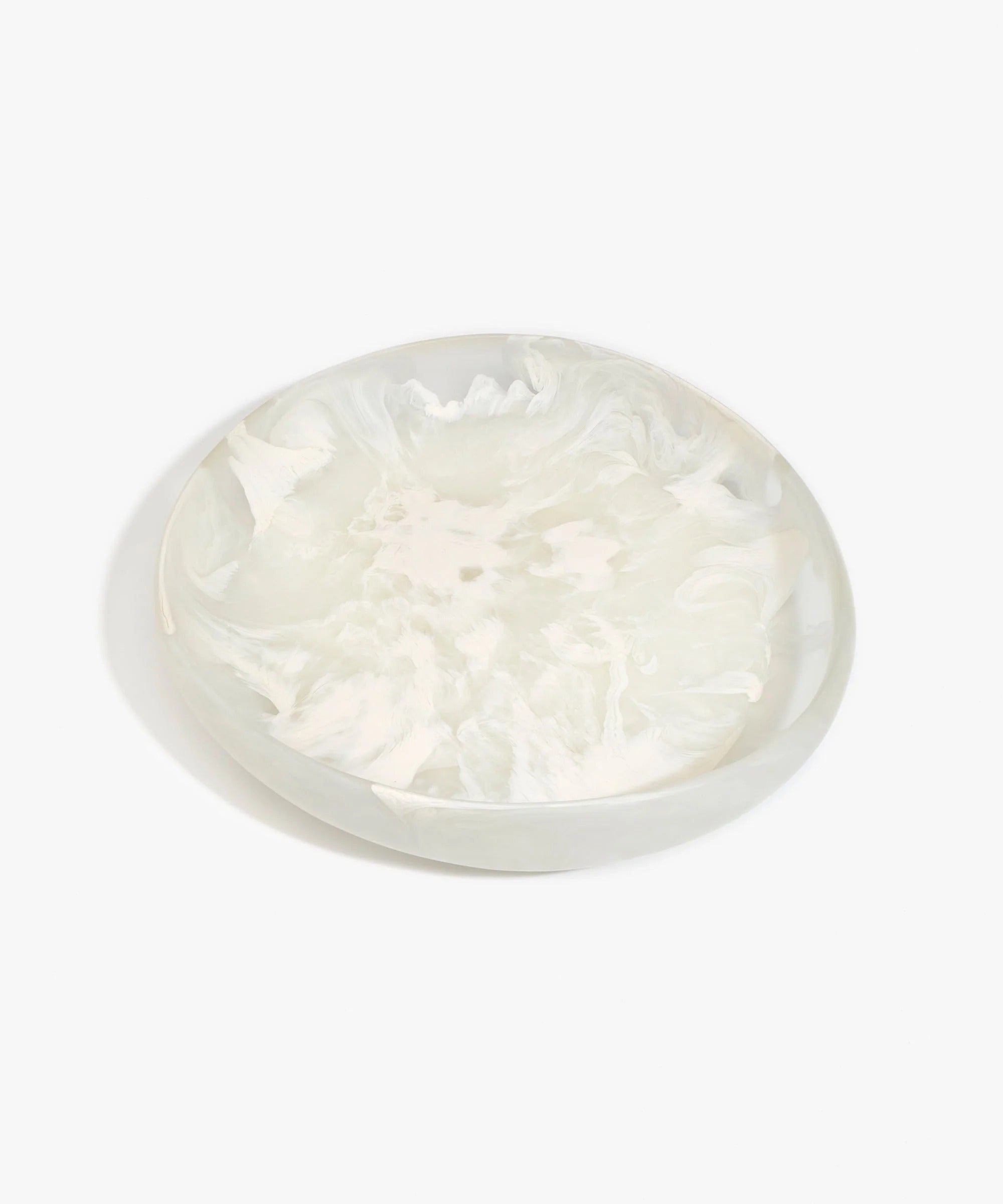 Large Resin Earth Bowl | Chalk Swirl