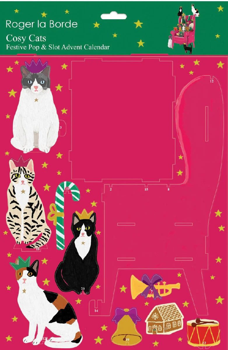 Cosy Cats Large Pop & Slot Advent