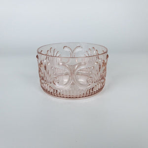 Acrylic Snack Bowl | Scollop Pink | 13x7cm