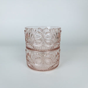 Acrylic Snack Bowl | Scollop Pink | 13x7cm