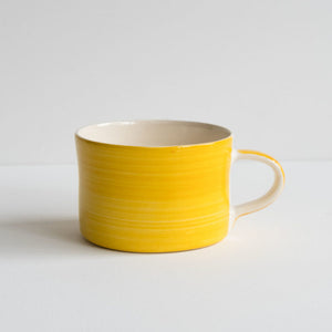 Coffee Mug | Plain Wash Tumeric | 6.5cm x 10cm