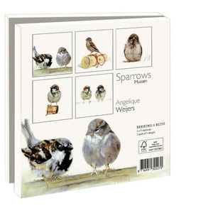 Sparrows, Angelique Weijers Notecard Set | 10pk