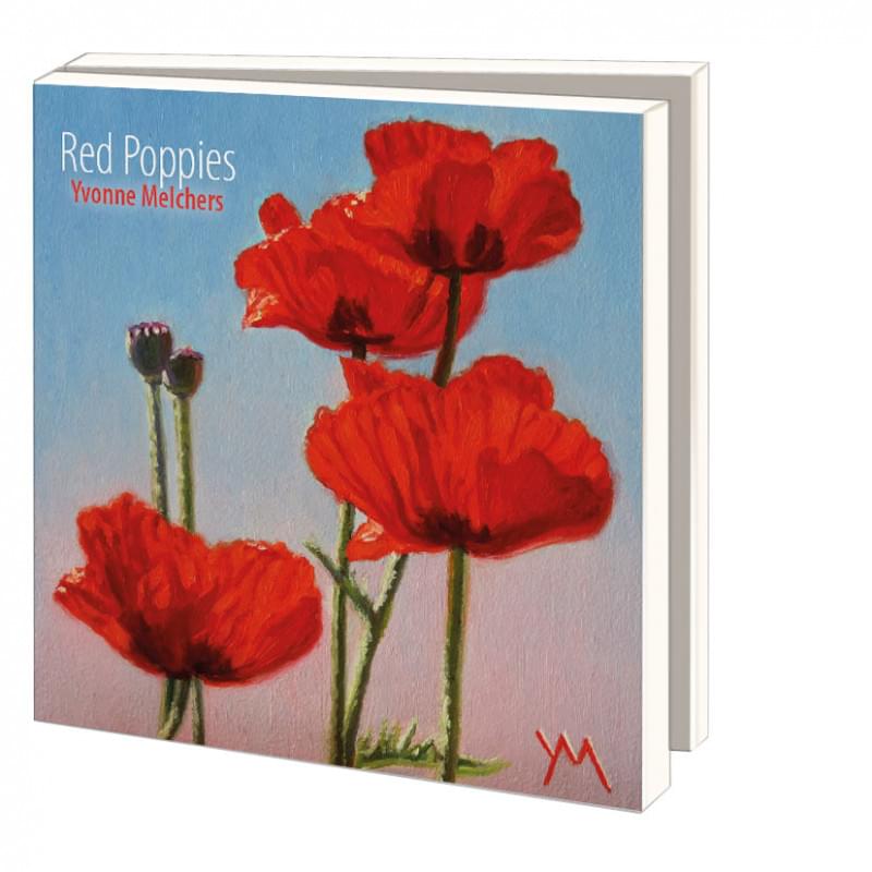 Red Poppies, Yvonne Melchers Notecard Set | 10pk