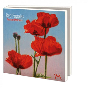 Red Poppies, Yvonne Melchers Notecard Set | 10pk