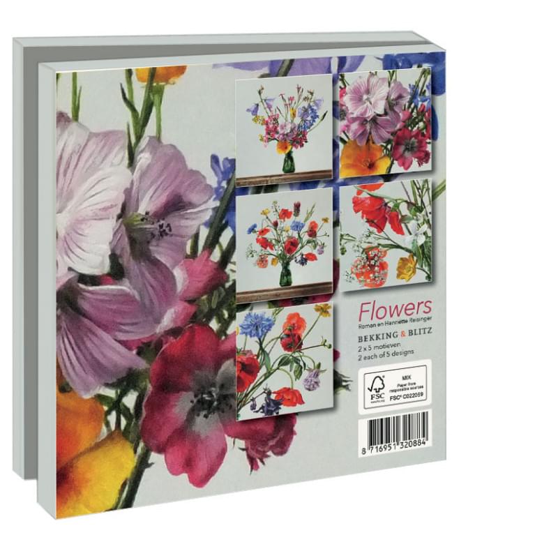 Flowers, Roman en Henriette Reisinger Notecard Set | 10pk