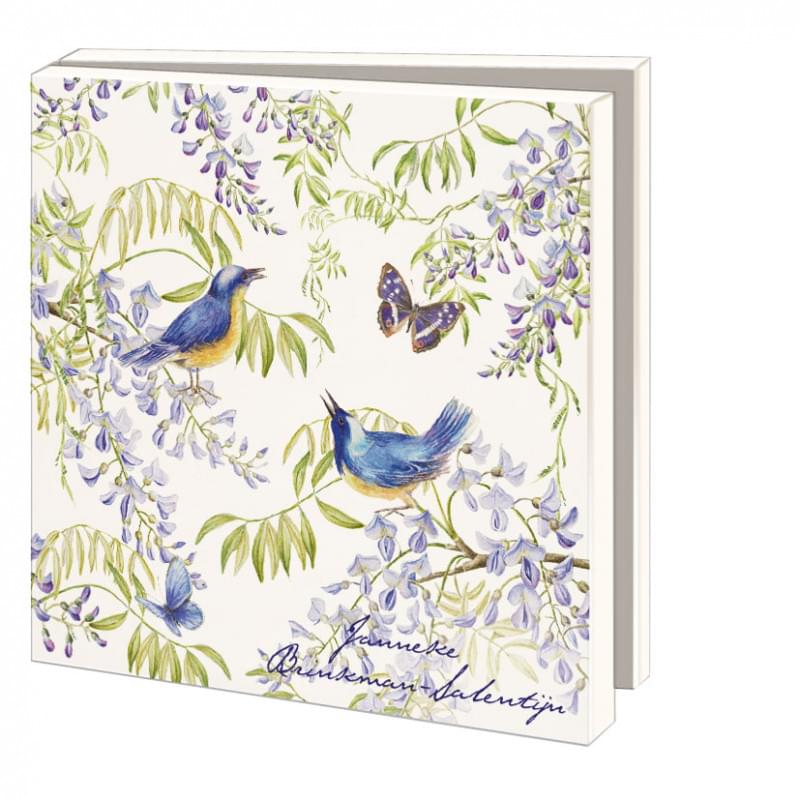 Vogels en vlinders, Janneke Brinkman Notecard Set | 10pk