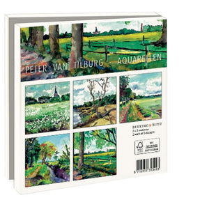 Aquarellen, Peter van Tilburg Notecard Set | 10pk