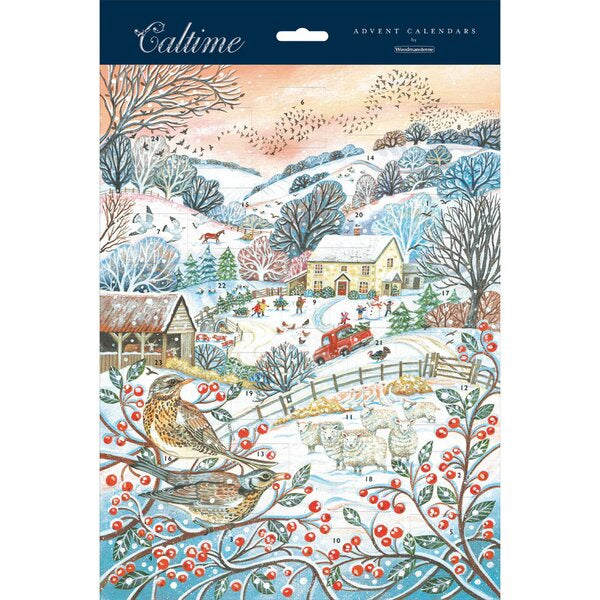 Winter Farmland Caltime Advent Calendar | 24x32cm