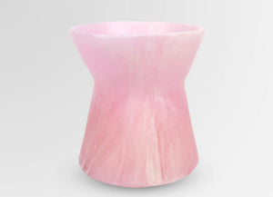 Large Resin Bow Vase | Shell Pink