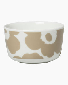 Oiva / Unikko Bowl | Beige, White | 6x9.5cm