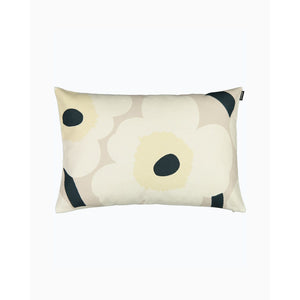 Unikko cushion cover 40x60cm | Beige, Natural white, Dark Green
