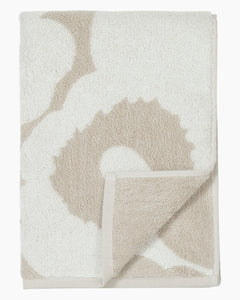 Unikko Hand Towel 50x70cm | Beige & White