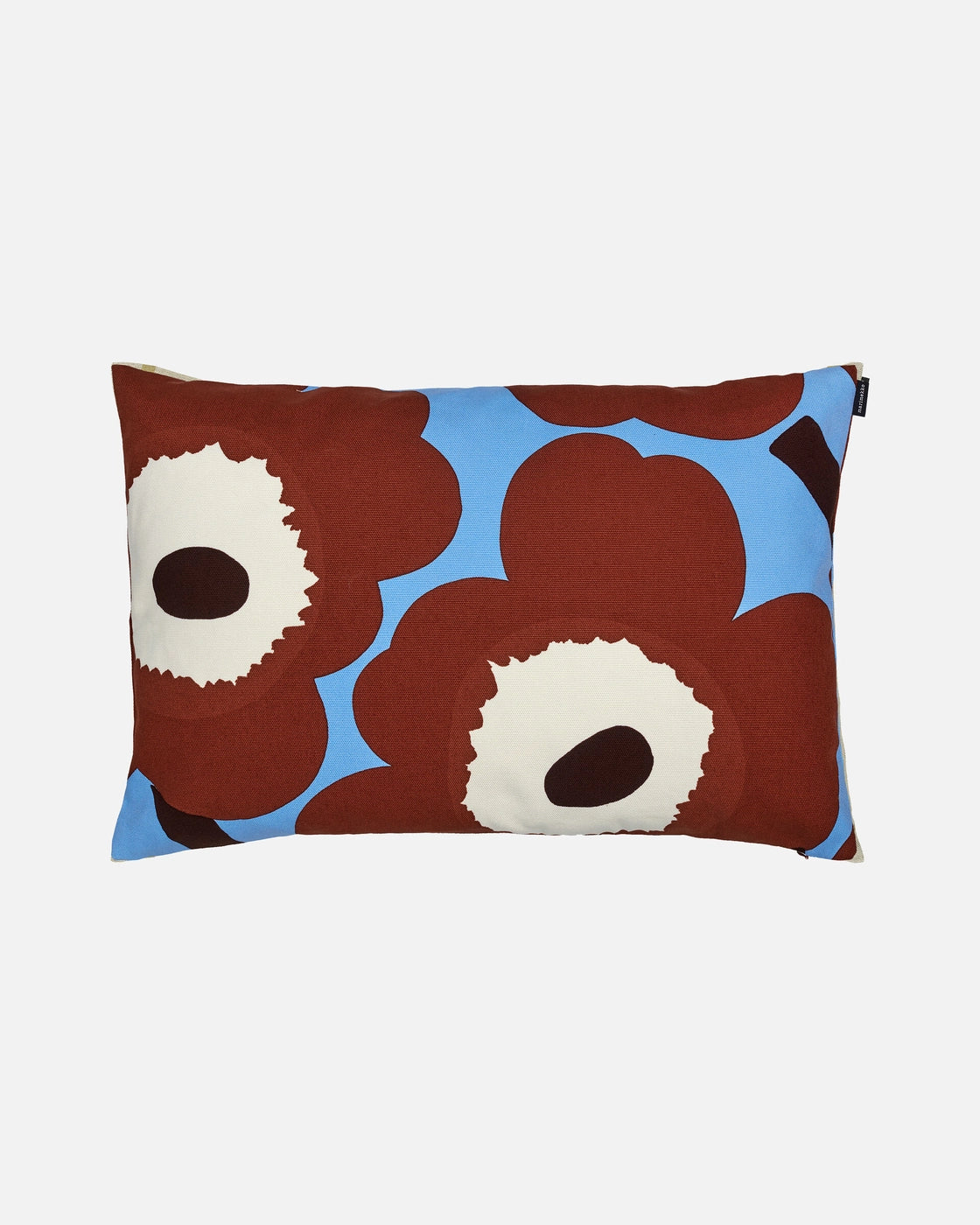 Unikko cushion cover 40x60cm | Light Blue, Brown, Off-White