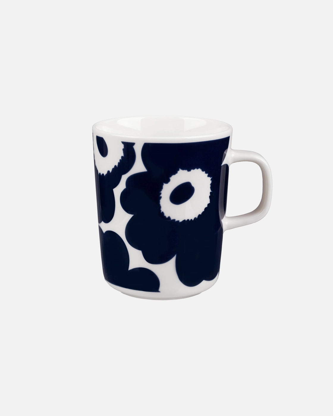 Oiva / Unikko Mug 250ml | White, Dark Blue