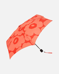 Mini Manual Unikko Umbrella | Red and Pink