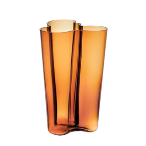 Aalto Hand Blown Glass Vase 25.1cm | Copper