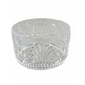 Acrylic Snack Bowl | Scollop Clear