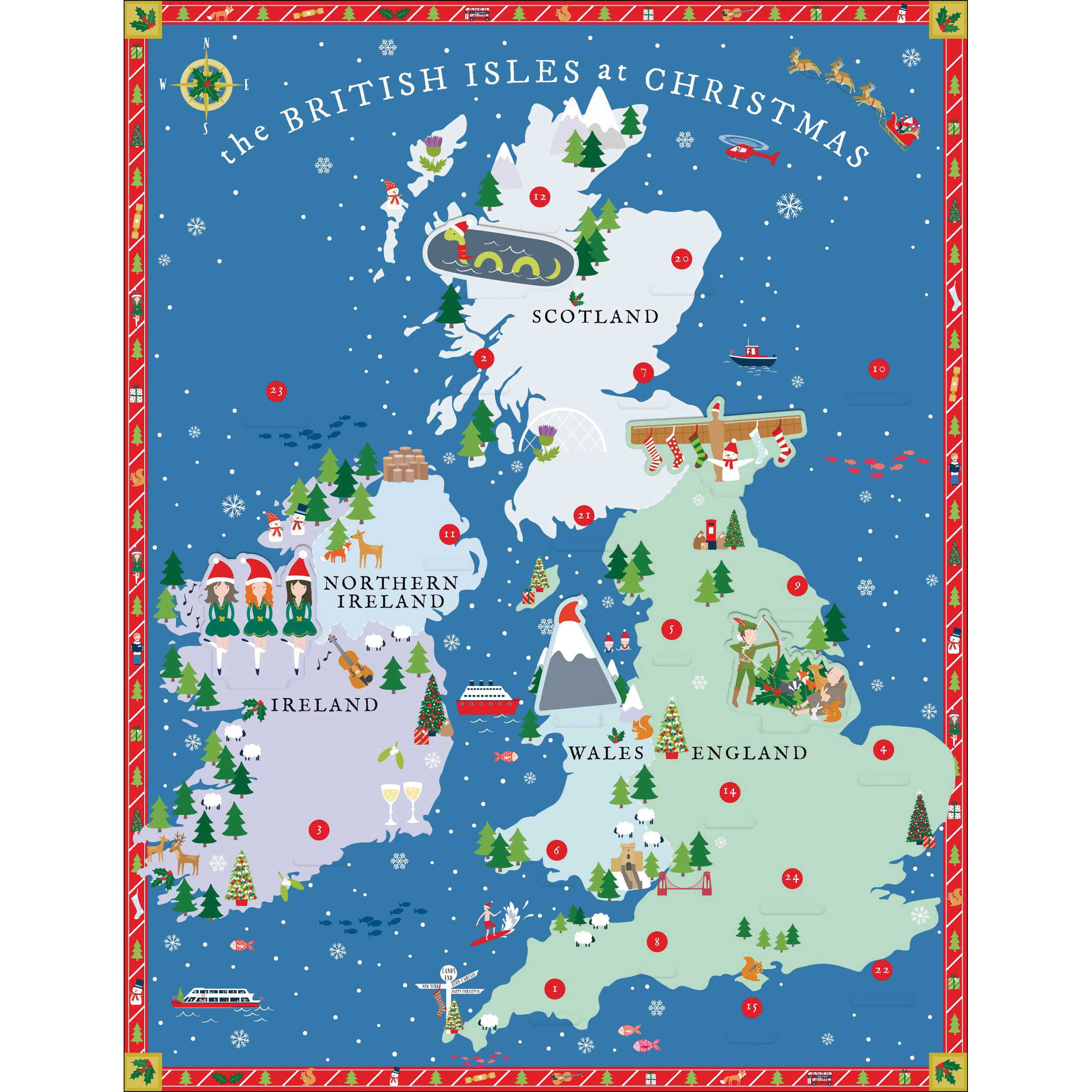 The British Isles At Christmas Advent Calendar